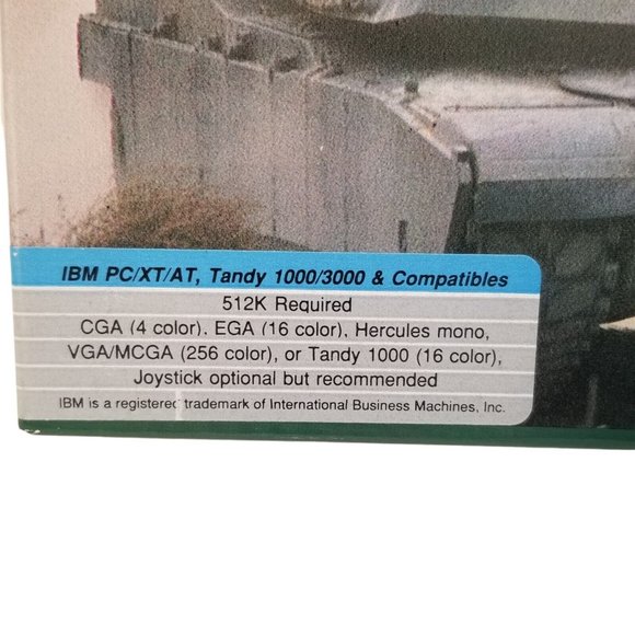 Vintage PC Game Tandy DOS 5.15" Floppy Disc Game: M1 Tank Platoon Micro Prose 98 - Picture 3 of 13